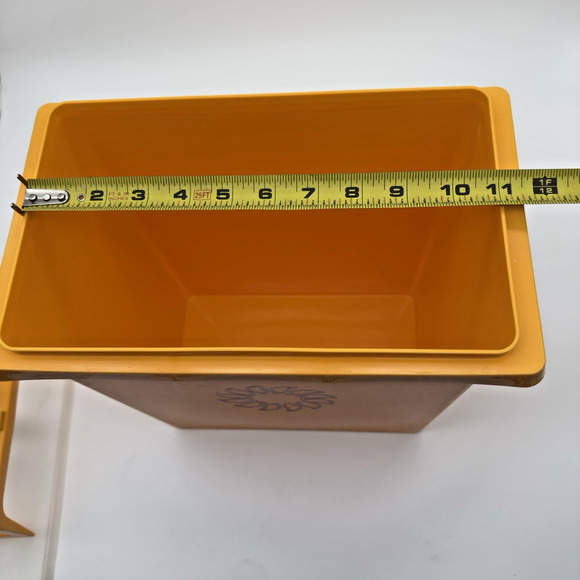 Tupperware Harvest Sun Tote Storage Picnic Basket Handle 1430 - Picture 10 of 12